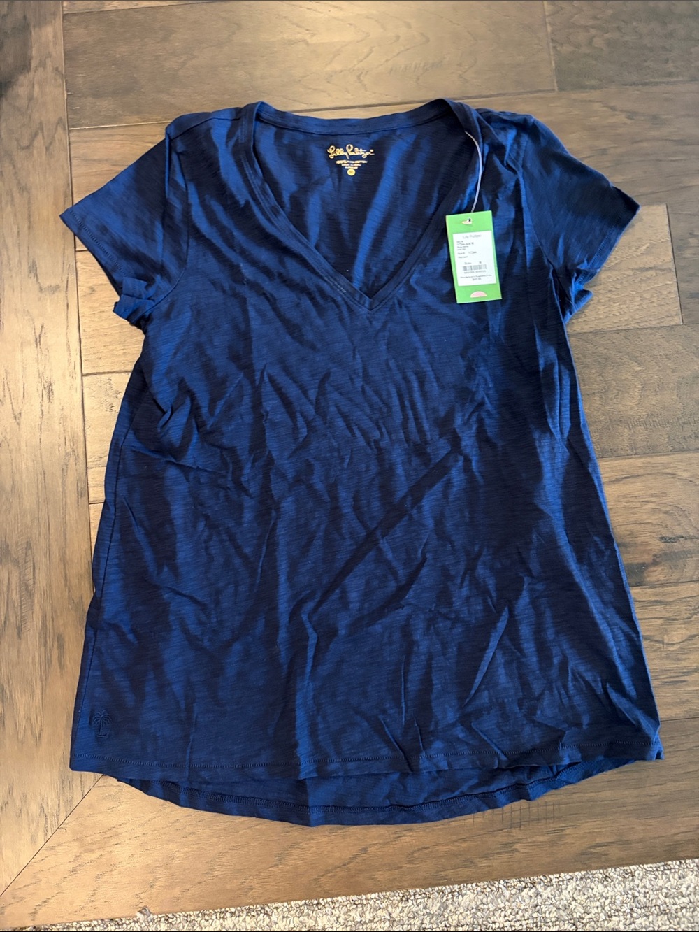 New With Tags Lilly Pulitzer Navy Etta Top Sz M